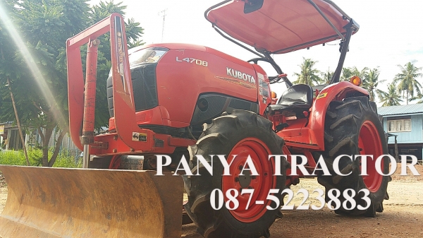 รถเข้าใหม่#ปัญญาแทรคเตอร์..จัดมาให้ครับ ด่วน 390,000 บาท.  คูโบต้า L4708 (862ชม.) ใบมีดคานล่างFD185F ผานพรวน6&times;24เฮฟวี่พลัส สีเดิมๆ สภาพพร้อมใช้