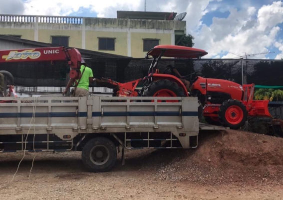 รถเข้าใหม่#ปัญญาแทรคเตอร์..จัดมาให้ครับ ด่วน 390,000 บาท.  คูโบต้า L4708 (862ชม.) ใบมีดคานล่างFD185F ผานพรวน6&times;24เฮฟวี่พลัส สีเดิมๆ สภาพพร้อมใช้