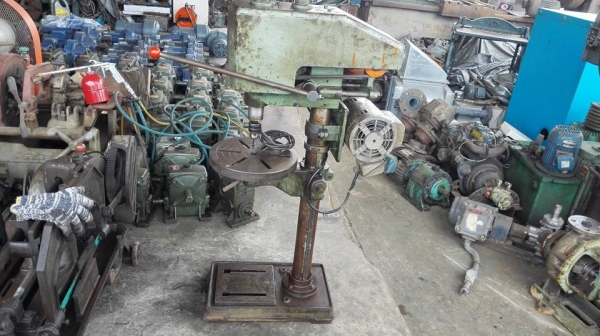 ** SOLD ** แท่นต้าปเกลียว KING-13 จานกลมแบบสายพาน ต้าป 13 มม(1/2") ไฟ 220V พร้อมใช้