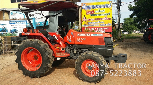 รถเข้าใหม่#ปัญญาแทรคเตอร์..จัดมาให้ครับ ด่วน 165,000 บาท.คูโบต้าL3408 พร้อม ผานพรวน6&times;22CMT  สภาพพร้อมใช้ จัดส่ง อ.เมือง จ.เชียงใหม่