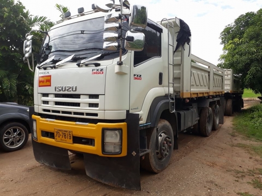 Isuzu 360 แรง ปี 54 กระบะดัมพ์สามมิตร ลูก 3 เพลา ทะเบียนพร้อม Isuzu 360 แรง ปี 54 กระบะดัมพ์สามมิตร ลูก 3 เพลา ทะเบียนพร้อม
