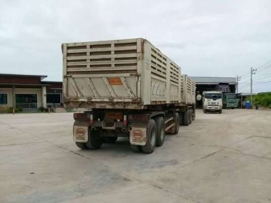 ขาย HINO 344 พ่วงแม่ลูก กระบะเหล็กสามมิตร รถปี 56