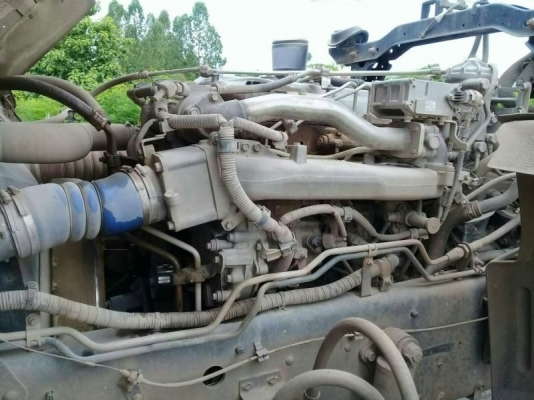 ขาย HINO 344 พ่วงแม่ลูก กระบะเหล็กสามมิตร รถปี 56