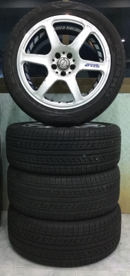 ขายแม็ก RAYS Daytona Speed 5รู 100 พร้อมยาง R17 ทั้ง 4 วง ขายแม็ก RAYS Daytona Speed 5รู 100 พร้อมยาง R17 ทั้ง 4 วง