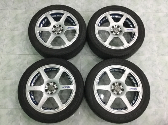 ขายแม็ก RAYS Daytona Speed 5รู 100 พร้อมยาง R17 ทั้ง 4 วง