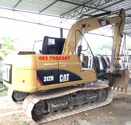 ขายรถแบคโฮ CAT312Dเล่มทะเบียน 6,5XX ชม.