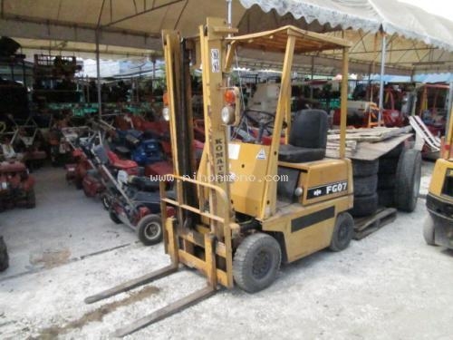 ราคา 64,000 บาท รถยก KOMATSU รุ่น FG07-2ยกน้ำหนักได้700kg. พร้อมใช้งาน รหัสสินค้า 14001745 ติดต่อ 081-8283376  www.nihonmono.com