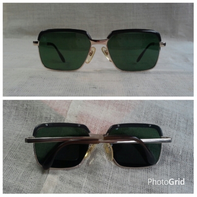 แว่นตาเทพเจ้าของชาวเยอรมัน  โกลด์ฟิลด์ ยุค &#039;60s ที่สมบูรณ์แบบที่สุดในปฐพี!  Vintage RODENSTOCK handmade in Germany  บิ๊กไซซ์!