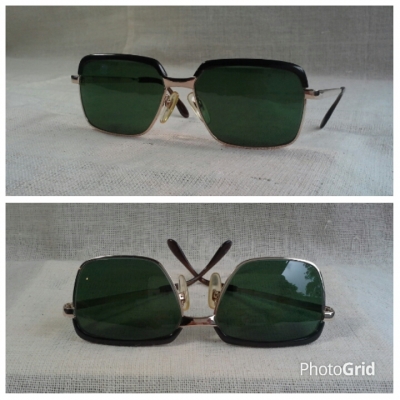แว่นตาเทพเจ้าของชาวเยอรมัน  โกลด์ฟิลด์ ยุค &#039;60s ที่สมบูรณ์แบบที่สุดในปฐพี!  Vintage RODENSTOCK handmade in Germany  บิ๊กไซซ์!