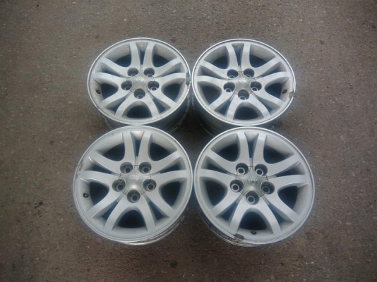 ขายล้อแม็ก Toyota Tiger D4D สีเดิมโรงงาน ขอบ 15 4 วง ราคา 5,500 บาท #ล้อลายยอดฮิต ขายล้อแม็ก Toyota Tiger D4D สีเดิมโรงงาน ขอบ 15 4 วง ราคา 5,500 บาท #ล้อลายยอดฮิต