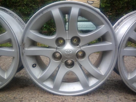 ขายล้อแม็ก Toyota Tiger D4D สีเดิมโรงงาน ขอบ 15 4 วง ราคา 5,500 บาท #ล้อลายยอดฮิต ขายล้อแม็ก Toyota Tiger D4D สีเดิมโรงงาน ขอบ 15 4 วง ราคา 5,500 บาท #ล้อลายยอดฮิต