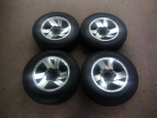 ขายล้อแม็ก Mitsubishi Strada 4&times;4 ขอบ 15 4 วง ราคา 4,000 บาท #ขอราคานี้เลยนะครับ