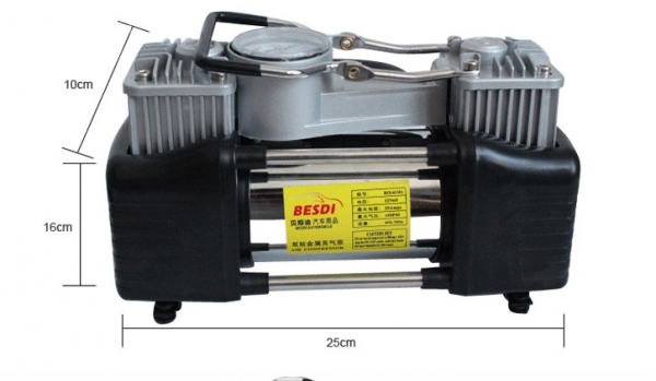 ปั้มลมติดรถยนต์ 12v 60L/min ปั้มลมติดรถยนต์ 12v 60L/min