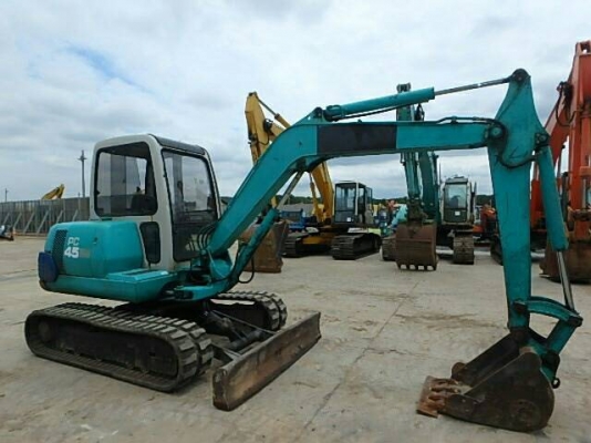 ขาย KOMATSU PC45-1  เก่าญี่ปุ่นแท้  สภาพสวยมากๆ  รับประกัน เครื่องปั๊ม โทร 089-7462641  สุวรรณี