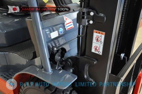 ขายรถโฟล์คลิฟท์มือสอง TOYOTA รุ่น 8FD25-34615 นำเข้าจากประเทศญี่ปุ่น 100\% ไม่เคยใช้งานในไทย