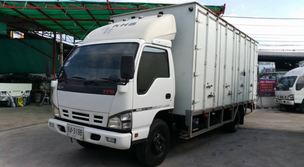 ขาย ISUZU NQR75RY52E ตู้แห้ง10บาน ปี 2549 ยาว 5.50ม.เครื่อง 175 แรงม้า คอมมอลเรล ยาง 8.25 เครื่องดีค