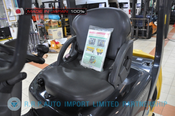 ขายรถโฟล์คลิฟท์มือสอง KOMATSU รุ่น FG09T-20-672585 นำเข้าจากประเทศญี่ปุ่น 100\% ไม่เคยใช้งานในไทย