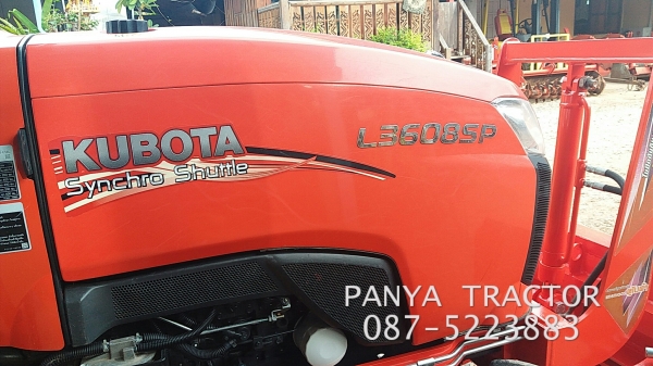 รถเข้าใหม่ #ปัญญาแทรคเตอร์  คูโบต้าL3608SP จดทะเบียนปี 59 สภาพนางฟ้า  ใช้งานน้อย 250 ชม. สีเดิมจากโรงงานใบมีดคานล่าง พร้อมโรตาลี่ใหม่1.6ม.ราคา 390,000 บ.