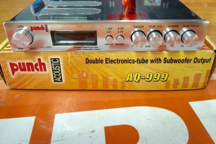 ขายปรีแอมป์หลอด PUNCH AQ-999 Double Electronics-tube ขายปรีแอมป์หลอด PUNCH AQ-999 Double Electronics-tube