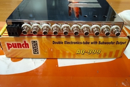 ขายปรีแอมป์หลอด PUNCH AQ-999 Double Electronics-tube