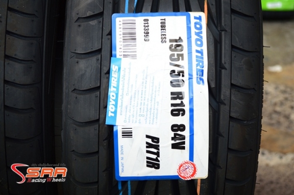 TOYO T1R 195/50R16 เส้นละ 3,800 บาท