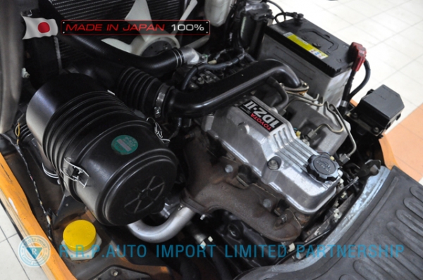 ขายรถโฟล์คลิฟท์มือสอง TOYOTA รุ่น 7FD15-14350 นำเข้าจากประเทศญี่ปุ่น 100\% ไม่เคยใช้งานในไทย