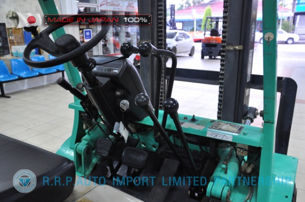 ขายรถโฟล์คลิฟท์มือสอง MITSUBISHI รุ่น FG35A-50239 นำเข้าจากประเทศญี่ปุ่น 100\% ไม่เคยใช้งานในไทย