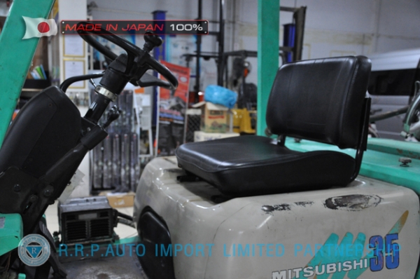 ขายรถโฟล์คลิฟท์มือสอง MITSUBISHI รุ่น FG35A-50239 นำเข้าจากประเทศญี่ปุ่น 100\% ไม่เคยใช้งานในไทย