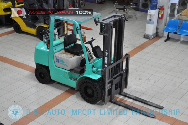 ขายรถโฟล์คลิฟท์มือสอง MITSUBISHI รุ่น FG35A-50239 นำเข้าจากประเทศญี่ปุ่น 100\% ไม่เคยใช้งานในไทย