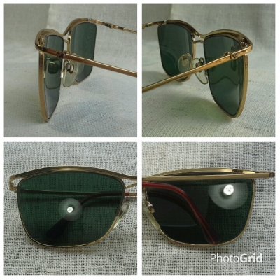 แว่นตาวินเทจโอลิมเปียน ยุค &#039;80s  งดงามอันดับหนึ่งของแผ่นดิน  Vintage VOGUE handmade in Italy  บิ๊กไซซ์!
