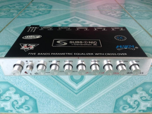 ปรี5แบน SUBSONIC มือสองสภาพดีใช้งานปกติ เสียงดีมากโชว์ได้ฟังดี เบสมาดี ขาย 1850 บาท สนใจ0892425454 อยู่สระบุรี