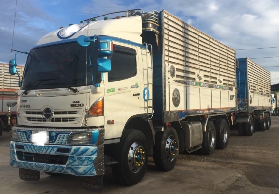 พ่วง 24 ล้อ HINO 344 ปี 57 กระบะมิเนียม พืชไร่ - ดั้ม อู่ธวัชชัย ราคา 2.85 ล้าน