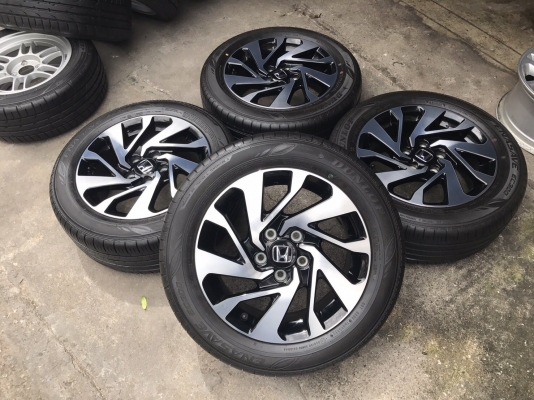 ล้อแม็กป้ายแดง Honda Civic FC พร้อมยางป้ายแดง 215-55-16