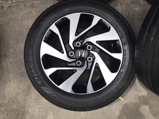 ล้อแม็กป้ายแดง Honda Civic FC พร้อมยางป้ายแดง 215-55-16 ล้อแม็กป้ายแดง Honda Civic FC พร้อมยางป้ายแดง 215-55-16