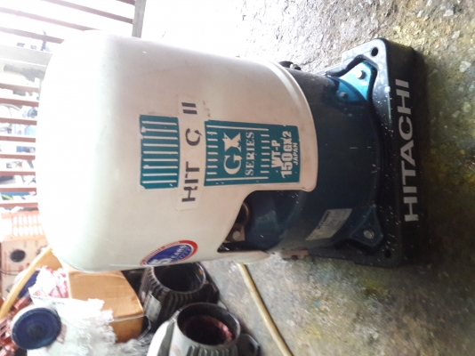 ขาย !! ปั้มน้ำถังอัตโนมัติ.ฮิตาชิ.ขนาด150w.สภาพดี.พร้อมใช้งาน