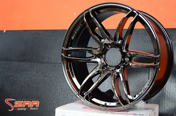 WedsSport SA60 MR-2 ขอบ22 6รู สีแบล็กโครม วงละ 9,500 บาท