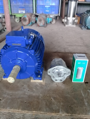 ชุดประกอบปั้มไฮดรอลิค15แรง3เฟส1400รอบ