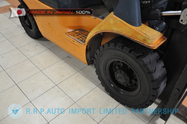 ขายรถโฟล์คลิฟท์มือสอง TOYOTA รุ่น 7FG25-11376 นำเข้าจากประเทศญี่ปุ่น 100\% ไม่เคยใช้งานในไทย ขายรถโฟล์คลิฟท์มือสอง TOYOTA รุ่น 7FG25-11376 นำเข้าจากประเทศญี่ปุ่น 100\% ไม่เคยใช้งานในไทย