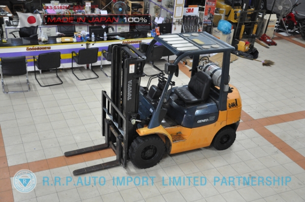 ขายรถโฟล์คลิฟท์มือสอง TOYOTA รุ่น 7FG25-11376 นำเข้าจากประเทศญี่ปุ่น 100\% ไม่เคยใช้งานในไทย ขายรถโฟล์คลิฟท์มือสอง TOYOTA รุ่น 7FG25-11376 นำเข้าจากประเทศญี่ปุ่น 100\% ไม่เคยใช้งานในไทย