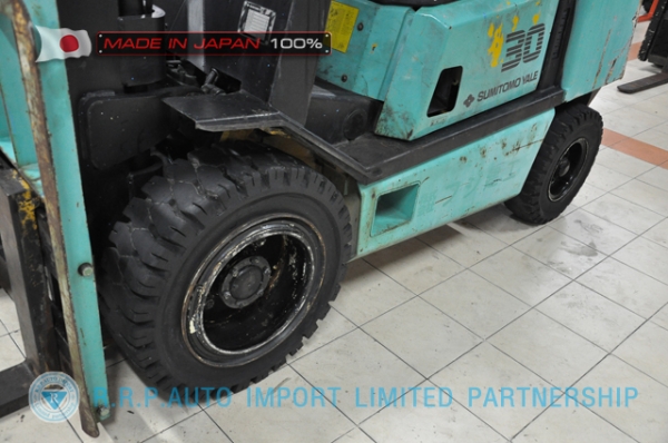 ขายรถโฟล์คลิฟท์มือสอง SUMITOMO รุ่น FD30PVIHA-00511 นำเข้าจากประเทศญี่ปุ่น 100\% ไม่เคยใช้งานในไทย ขายรถโฟล์คลิฟท์มือสอง SUMITOMO รุ่น FD30PVIHA-00511 นำเข้าจากประเทศญี่ปุ่น 100\% ไม่เคยใช้งานในไทย