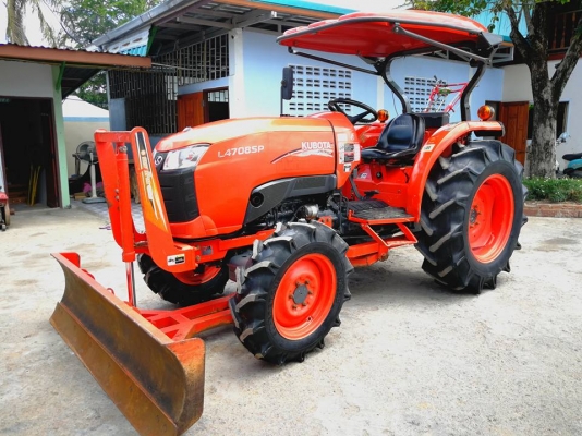 คูโบต้า L4708SP 4 WD รถเกรด A ใบมีดดันหน้า ผานหลังใหม่ 6x24CMT  สภาพดีมาก