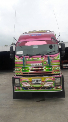 พ่วง 22 ล้อ ISUZU FXZ360 ปี 52 ไมล์ 6 แสนกระบะมิเนียม - ดั้ม อู่ ซีทีทรัค ( ถอดคานหน้าออก - ลงเล่มแล้ว) 2.45 ต่อรอง