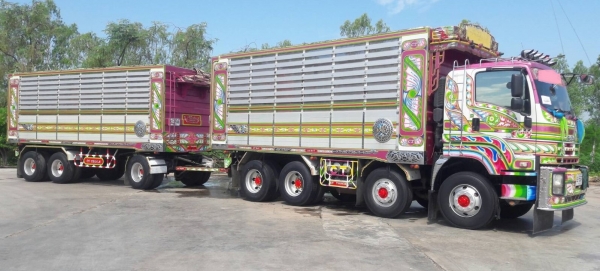 พ่วง 22 ล้อ ISUZU FXZ360 ปี 52 ไมล์ 6 แสนกระบะมิเนียม - ดั้ม อู่ ซีทีทรัค ( ถอดคานหน้าออก - ลงเล่มแล้ว) 2.45 ต่อรอง