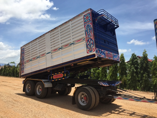 ขายรถพ่วง 22 ล้อ ISUZU DECA FXZ 360 ปลายปี 56 ดั้มพ์เหล็กซีทีทรัค ใส่ของได้ 30 ตัน