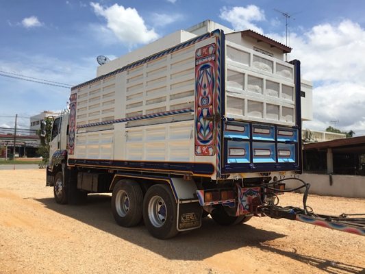 ขายรถพ่วง 22 ล้อ ISUZU DECA FXZ 360 ปลายปี 56 ดั้มพ์เหล็กซีทีทรัค ใส่ของได้ 30 ตัน