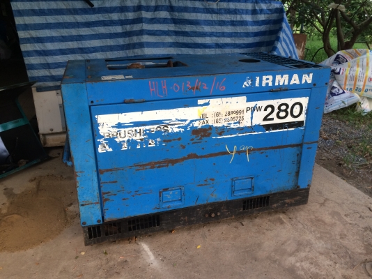 ขายเครื่องเชื่อมสนามพร้อมเครื่องปั่นไฟในตัวของ AIRMAN รุ่น PDW 280