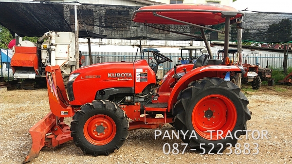 รถเข้าใหม่#ปัญญาแทรคเตอร์..จัดมาให้ครับ ด่วน 290,000 บาท.คูโบต้าL3608 ใบมีดคานล่าง พร้อม ผานพรวน6&times;22  รถไร่ สีเดิมๆสภาพพร้อมใช้
