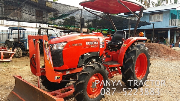 รถเข้าใหม่#ปัญญาแทรคเตอร์..จัดมาให้ครับ ด่วน 290,000 บาท.คูโบต้าL3608 ใบมีดคานล่าง พร้อม ผานพรวน6&times;22  รถไร่ สีเดิมๆสภาพพร้อมใช้