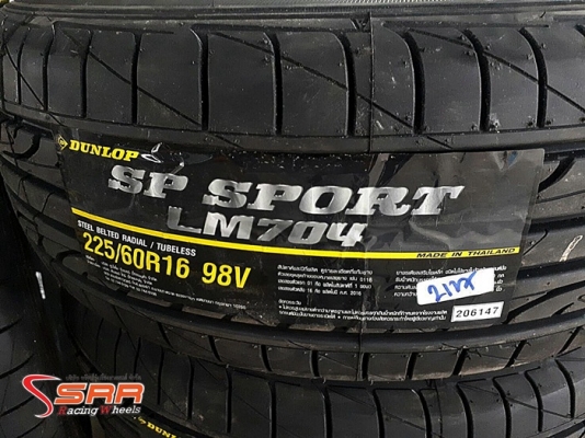 DUNLOP LM704 225/60R16 เส้นละ 3,500 บาท DUNLOP LM704 225/60R16 เส้นละ 3,500 บาท
