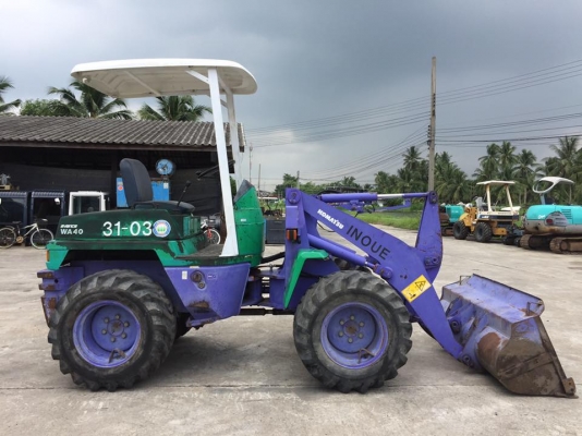 รถตักล้อยาง KOMATSU WA40-3 มือสองนำเข้าญี่ปุ่น รถตักล้อยาง KOMATSU WA40-3 มือสองนำเข้าญี่ปุ่น